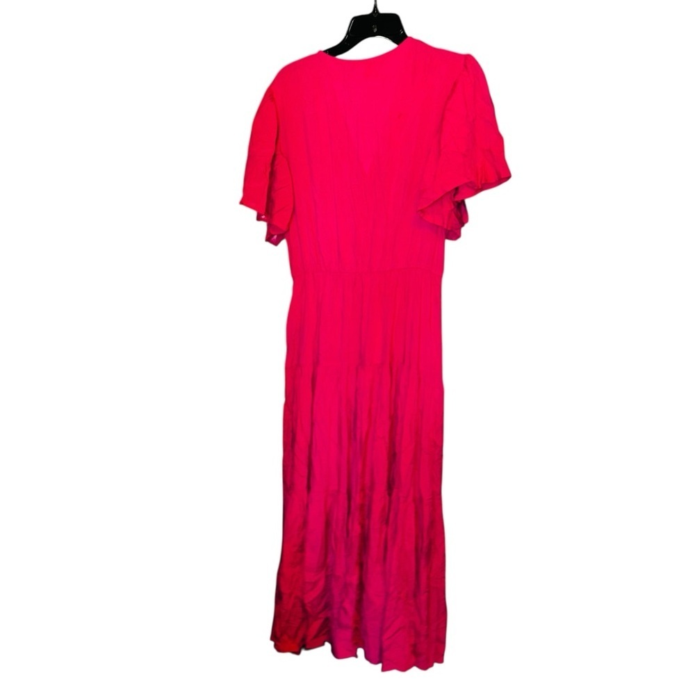 Elegant Pink Midi Dress size Large - Picture 4 of 8